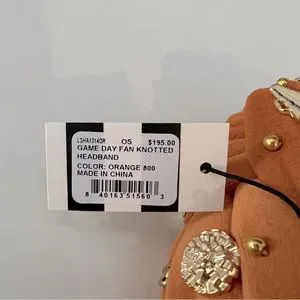 Lele Sadoughi | Accessories | Lele Sadoughi Orange Knotted  display picture 1